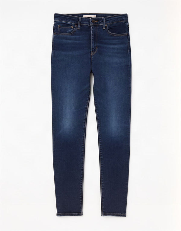 Levi's Womens 721 High Rise Skinny Jeans W29 L30 Blue Cotton