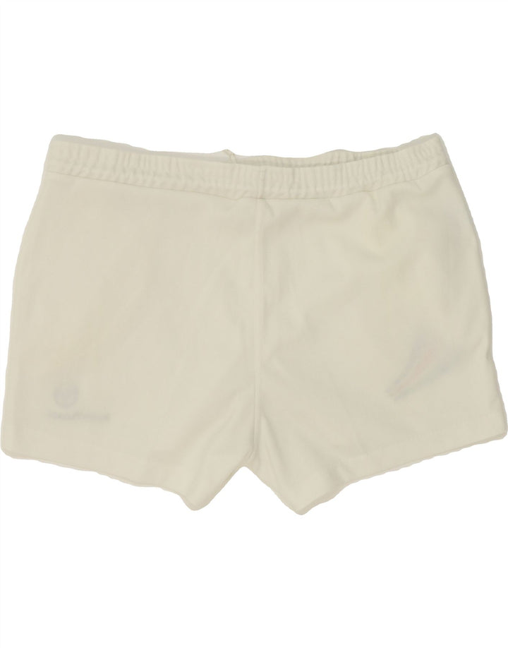 SERGIO TACCHINI Womens Sport Shorts UK 20 2XL  White Polyester Vintage Sergio Tacchini and Second-Hand Sergio Tacchini from Messina Hembry 