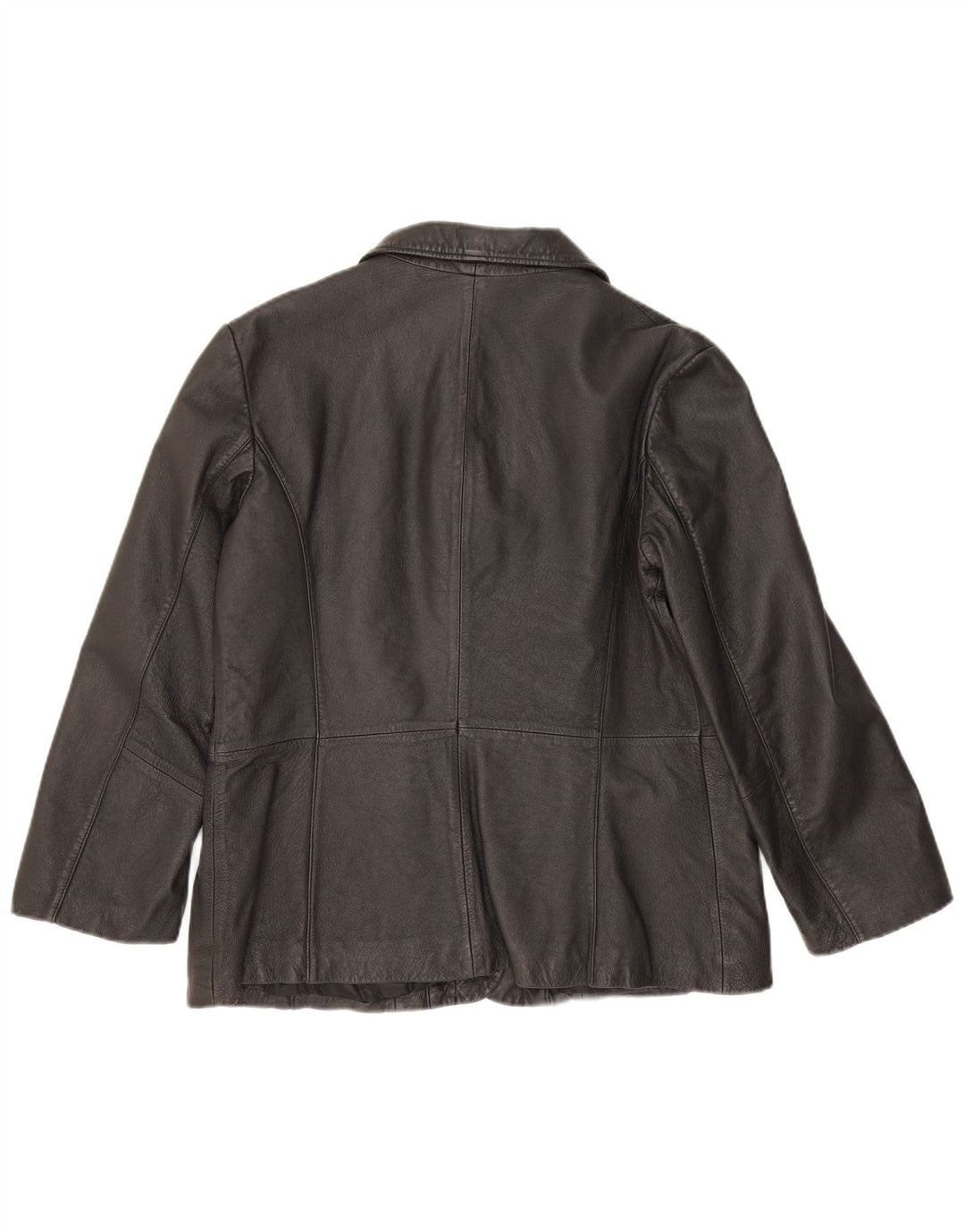 Conbipel Veste Blazer En Cuir À 3 Boutons Femme IT 48 XL Noir