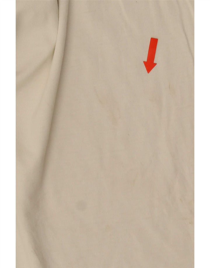 Puma Mens Graphic T-Shirt Top Small White Cotton