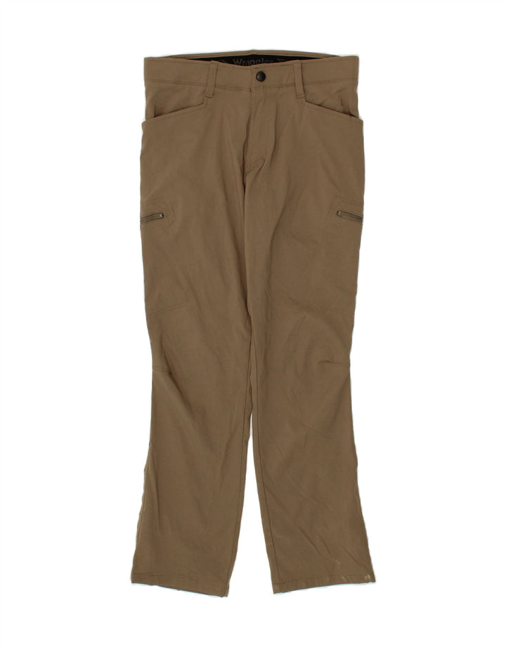 WRANGLER Womens Straight Cargo Trousers W30 L30 Brown Nylon Vintage Wrangler and Second-Hand Wrangler from Messina Hembry 
