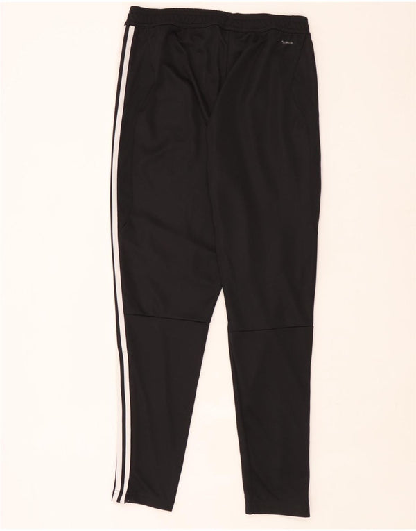 Adidas Mens Tracksuit Trousers Medium Black Polyester