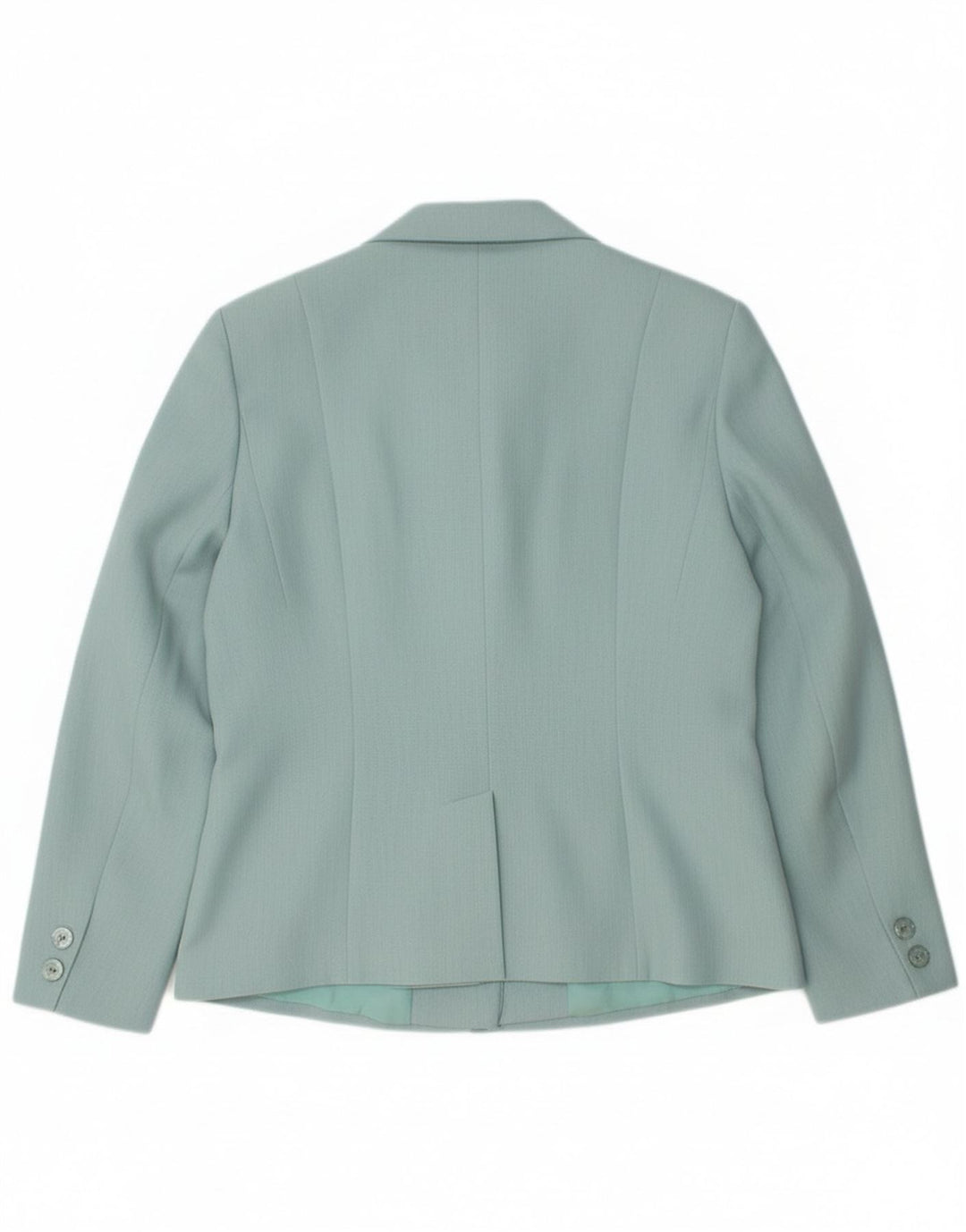 St. Bernard Womens 4 Button Blazer Jacket UK 14 Medium Green Polyester