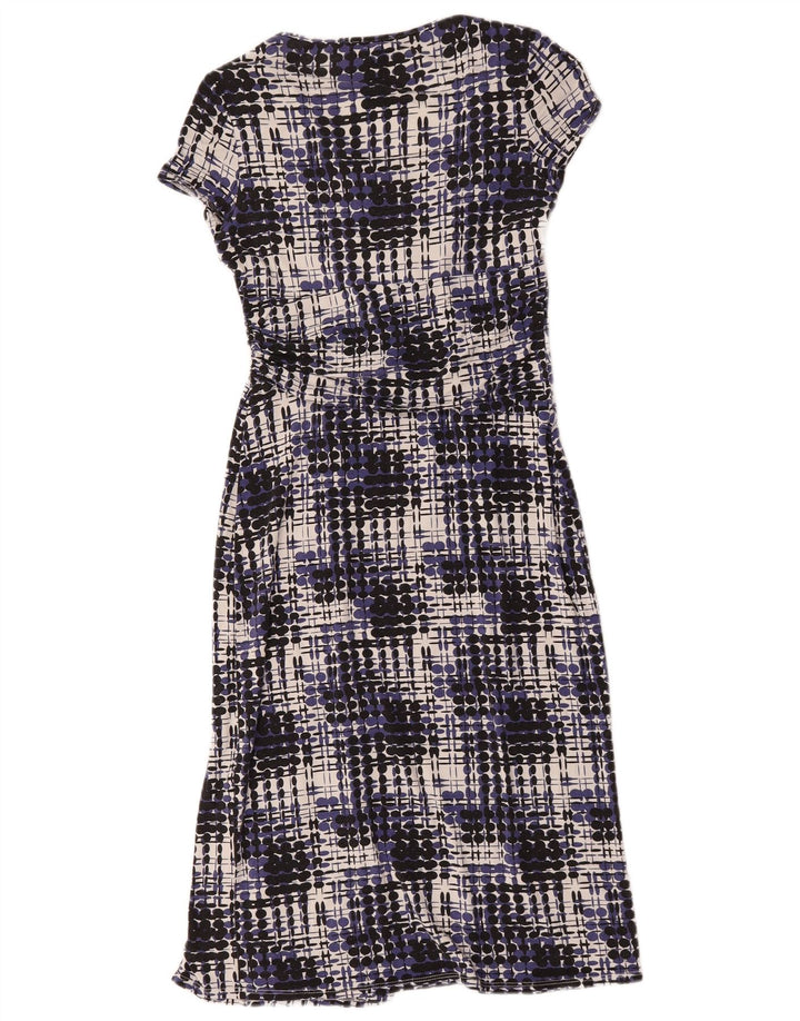 Phase Eight Womens Sheath Dress UK 10 Small Multicoloured Check Viscose
