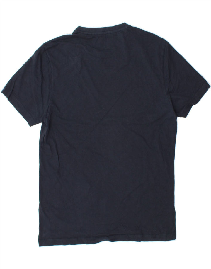 PENGUIN Mens Graphic T-Shirt Top Medium Navy Blue Cotton Vintage Penguin and Second-Hand Penguin from Messina Hembry 