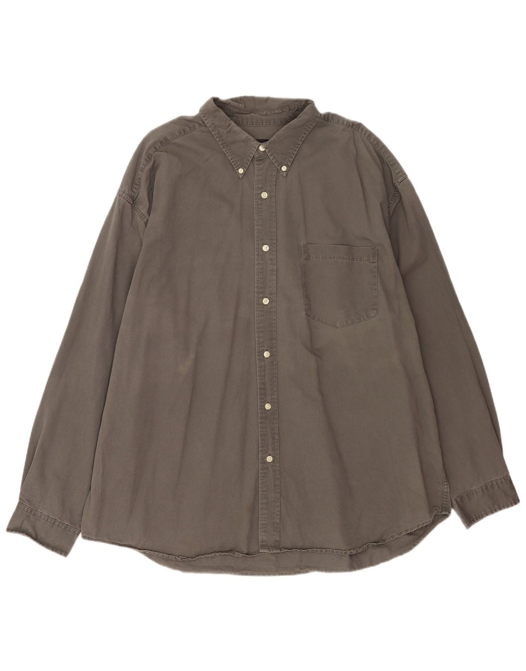 Eddie Bauer Chemise Homme 2XL Gris Coton