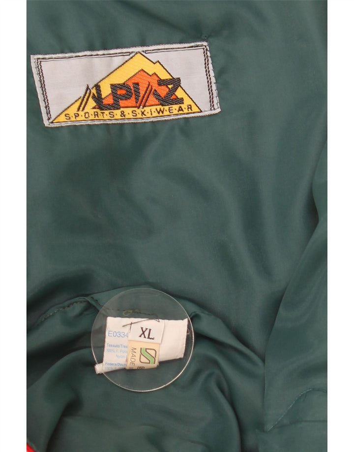 Vintage herre skijakke UK 42 XL rød polyester