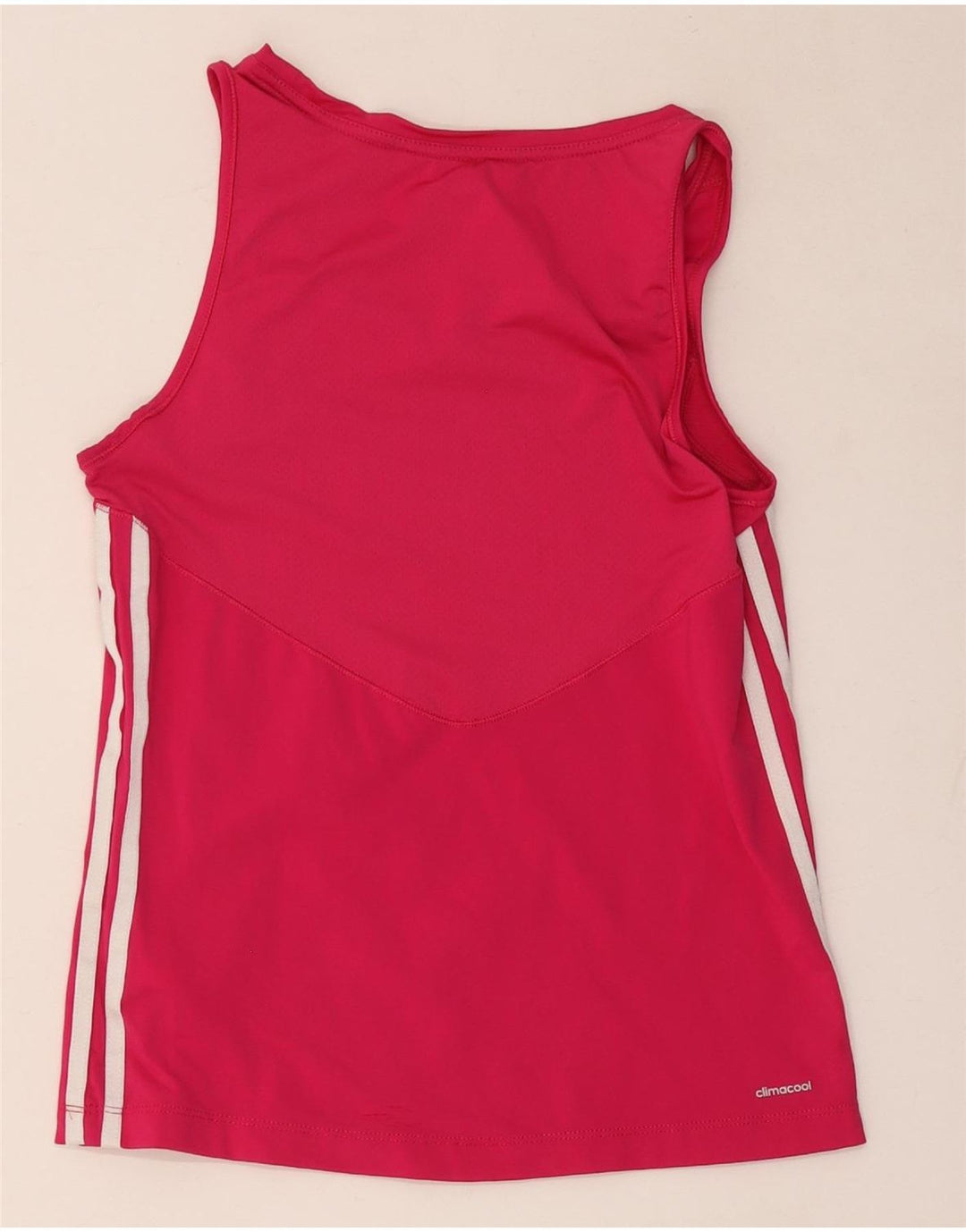 Adidas Dame Climacool Vest Top UK 12/14 Medium Pink Polyamid