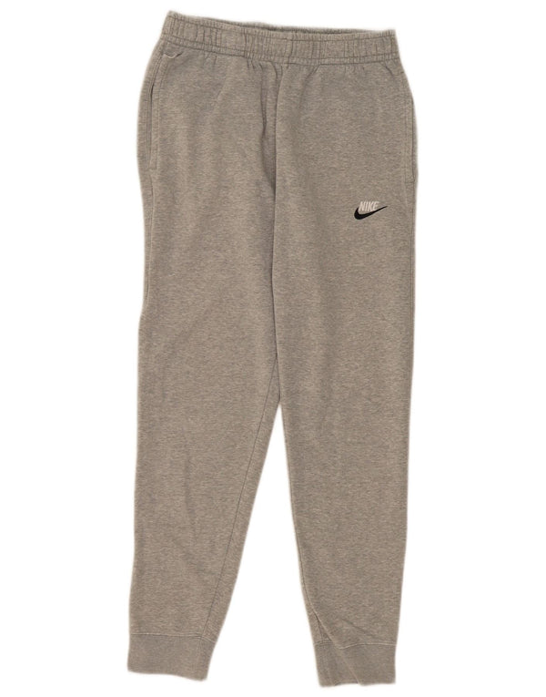 Nike Mens Tracksuit Trousers Joggers Small  Grey Cotton