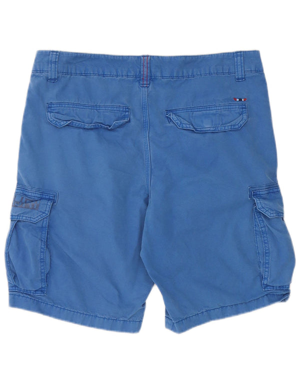 Napapijri Herre Cargo Shorts W32 Large Blue Cotton