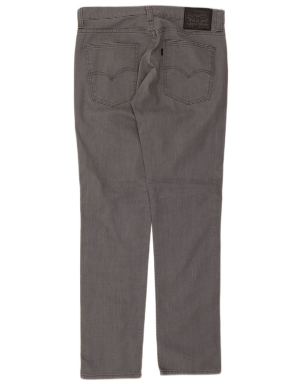 Levi's Mens 511 Slim Jeans W34 L34 Γκρι βαμβακερό