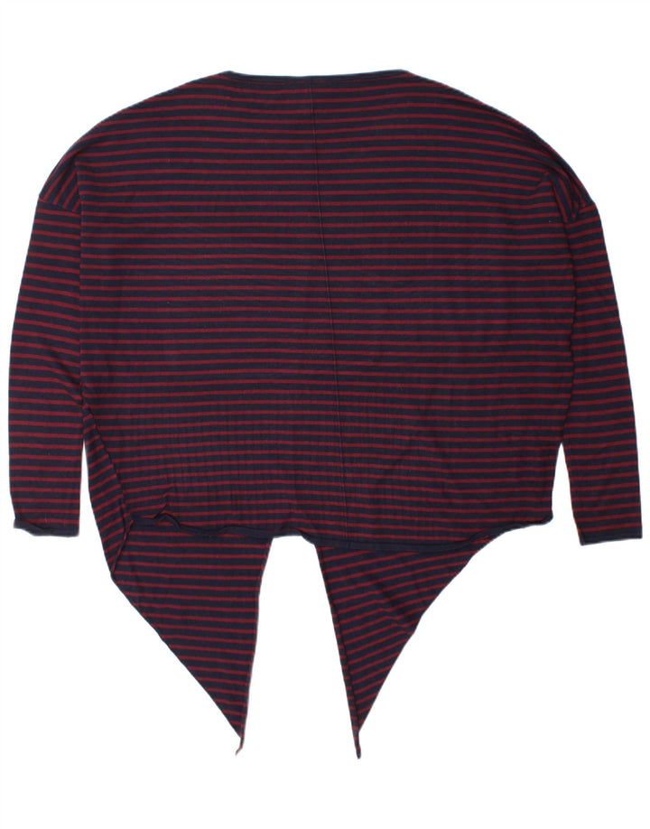 Phase Eight Womens Oversized Top Langærmet UK 16 Large Navy Blue Striped