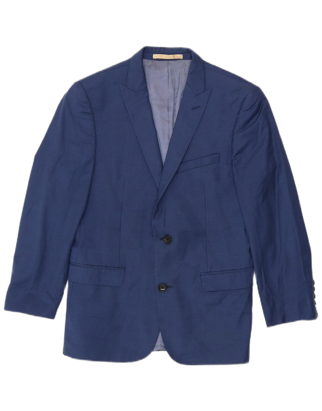 French Connection Herren-Blazer mit 2 Knöpfen und 3/4-Ärmeln, Größe 36, Blau