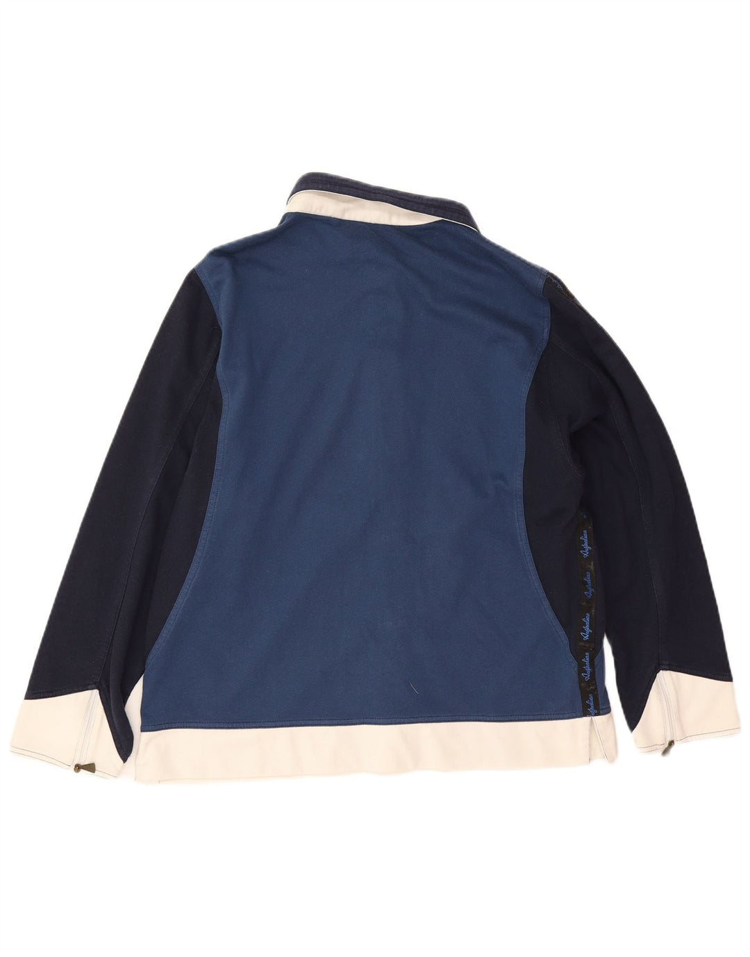 AUSTRALIAN L'ALPINA Womens Varsity Jacket IT 44 Medium Navy Blue