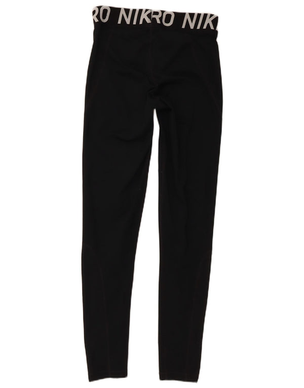 Leggings Nike Dri Fit Graphic UK 12 Médio Preto Poliéster