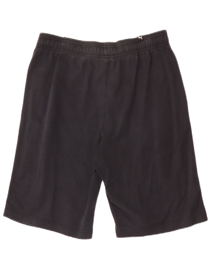 Puma Mens Graphic Regular Sport Shorts Medium Black Sports