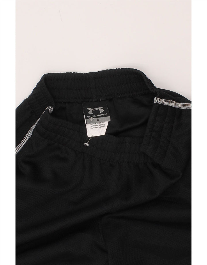 Under Armour Boys Graphic Tracksuit Trousers 5-6 Years  Black Polyester