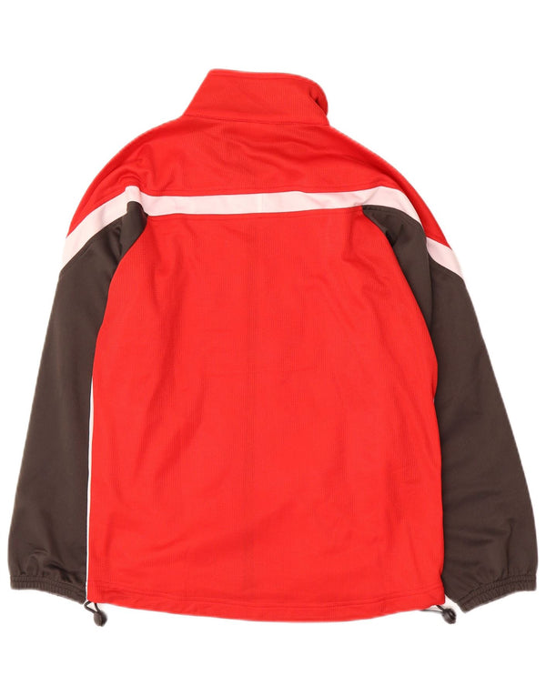 Asics Girls Tracksuit Top Jacket 13-14 Years Multicoloured Colourblock