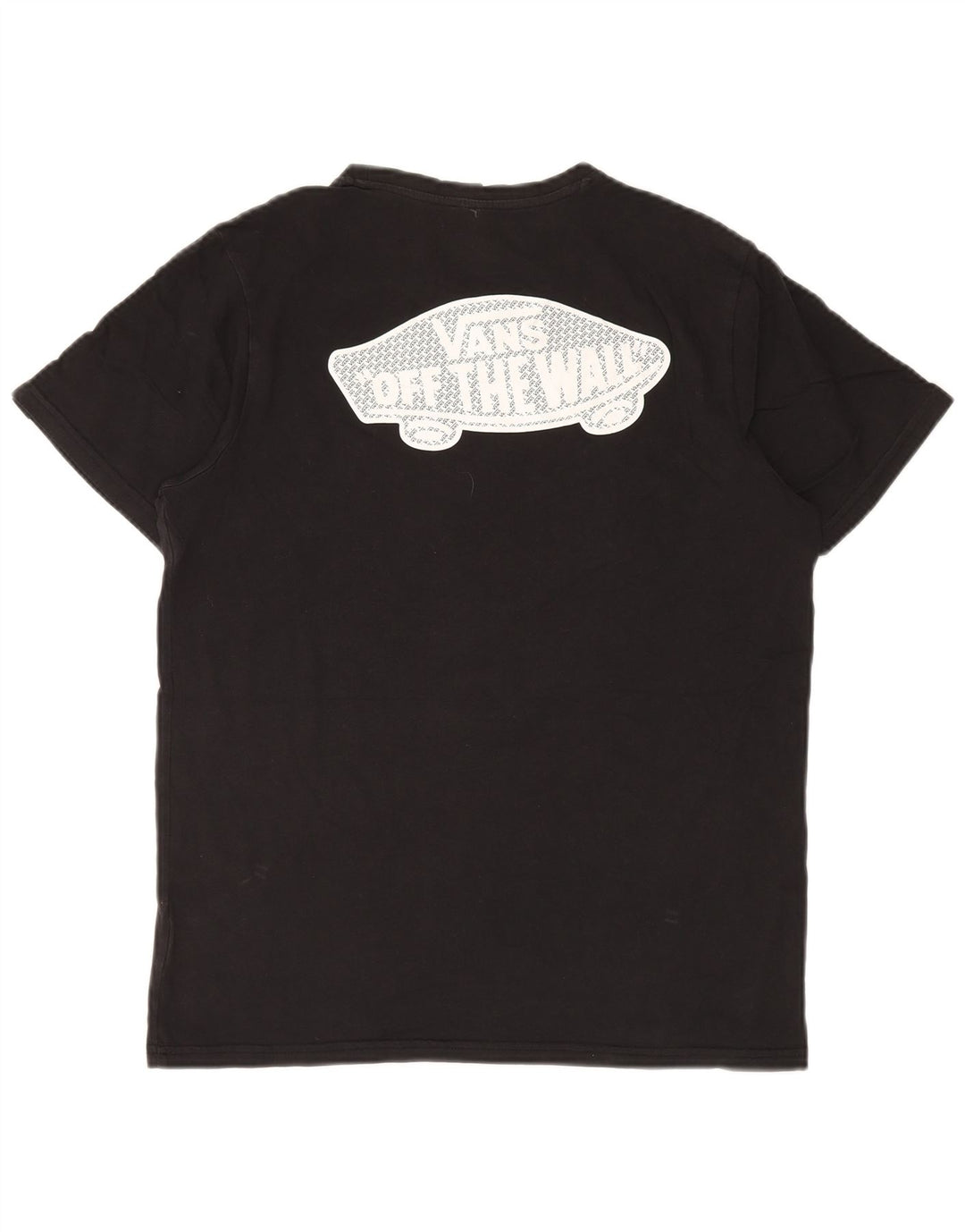 Vans Mens Regular Fit Graphic T-Shirt Top Medium Black Cotton