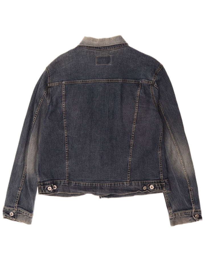 Energie Mens Denim Jacket UK 38 Medium Blue Cotton