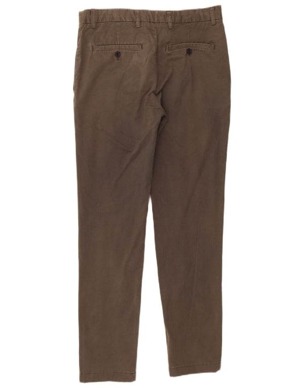 Zara Slim Chino-Hose für Herren, EU 40, M, B31, L29, Khaki, Baumwolle