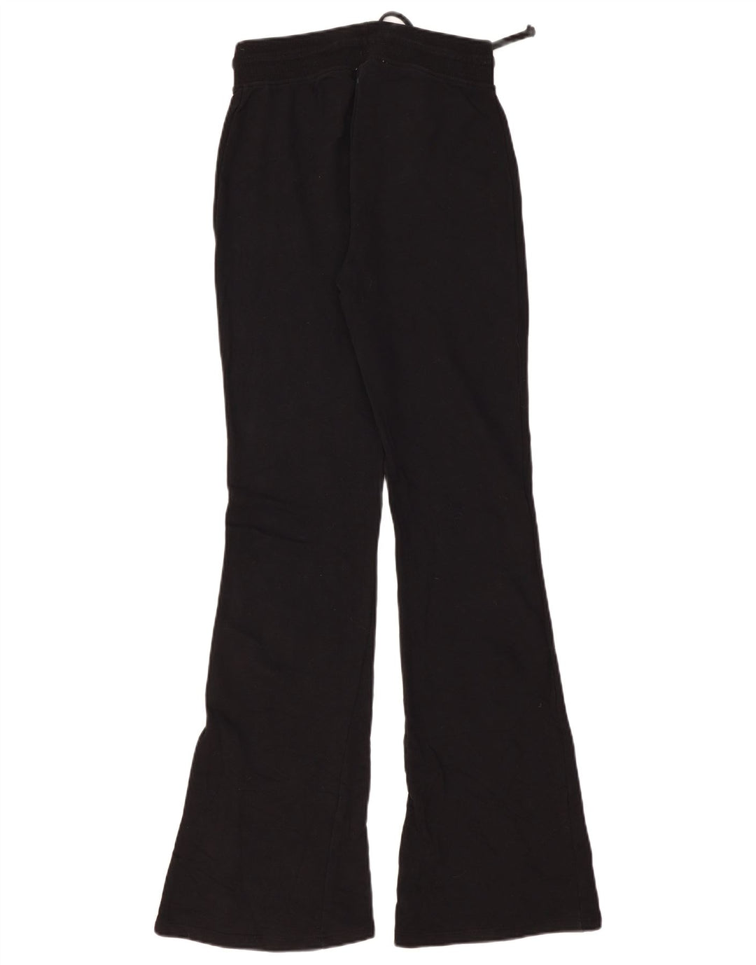 Zara Womens Flare Tracksuit Trousers UK 12 Medium  Black