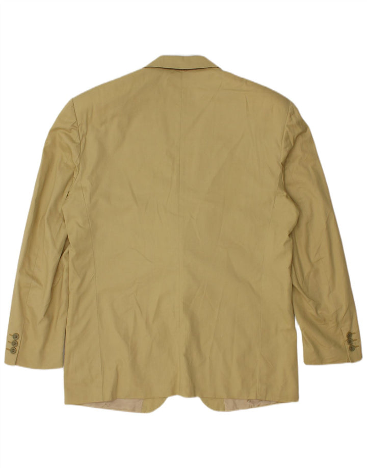 Giacca blazer da uomo a 2 bottoni Cacharel IT 52 XL in cotone beige