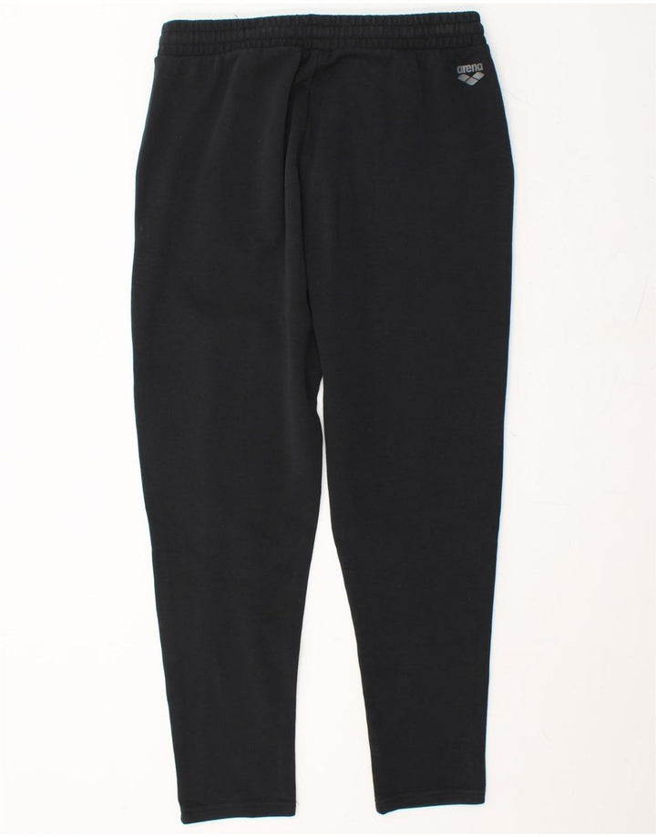 ARENA Mens Tracksuit Trousers Large Black Cotton Vintage Arena and Second-Hand Arena from Messina Hembry 