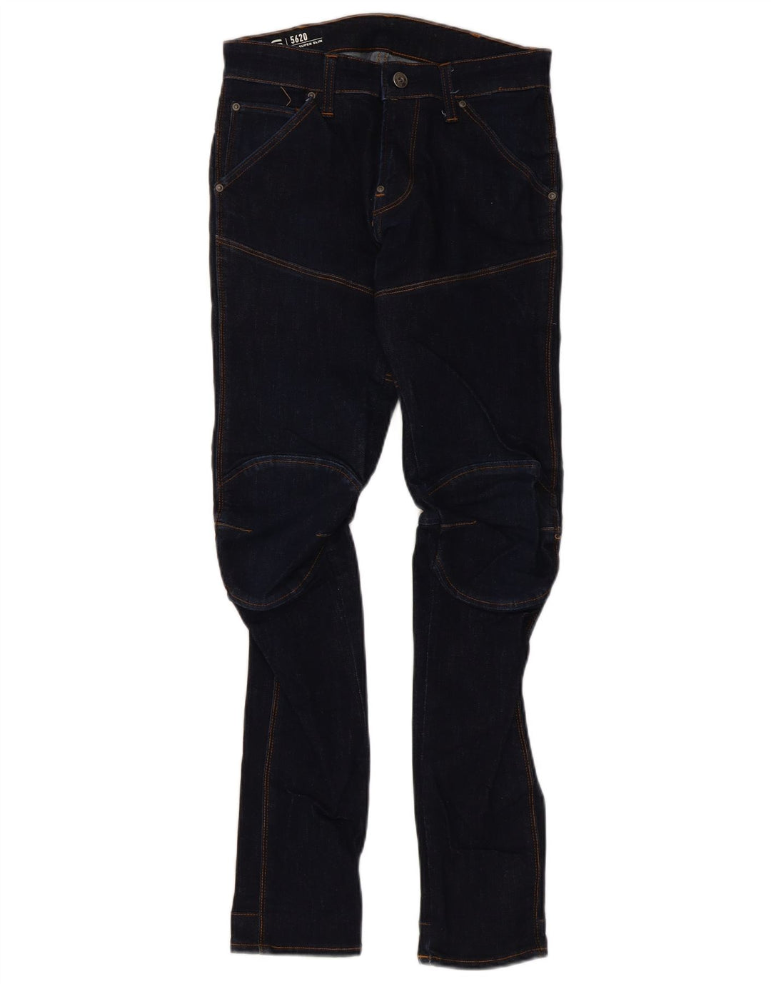 G-Star Womens 3D Arc Super Slim Jeans W29 L32 Navy Blue