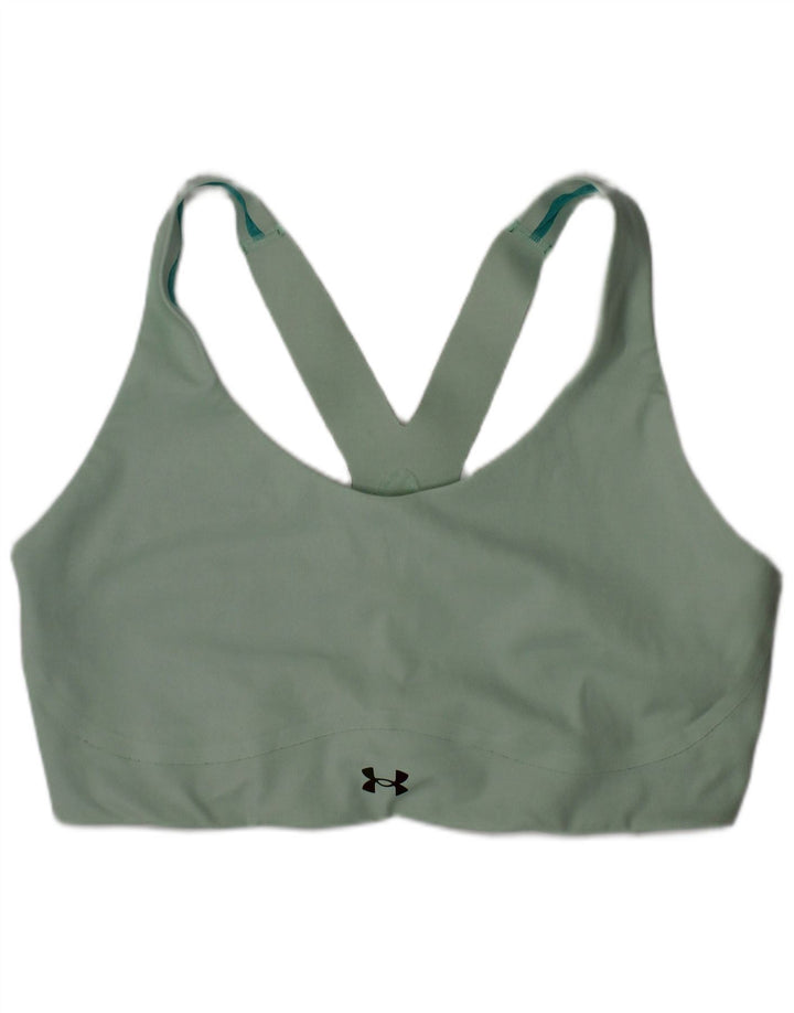 Under Armour Womens Sport Bra Top Large Green Polyamide