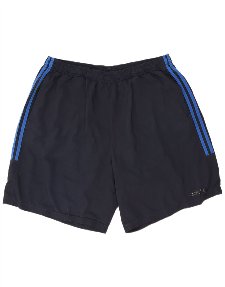 ADIDAS Mens Sport Shorts 2XL  Navy Blue Polyester