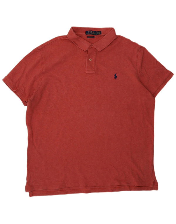 Polo Ralph Lauren Chemise Slim Fit personnalisée pour hommes XL coton rouge