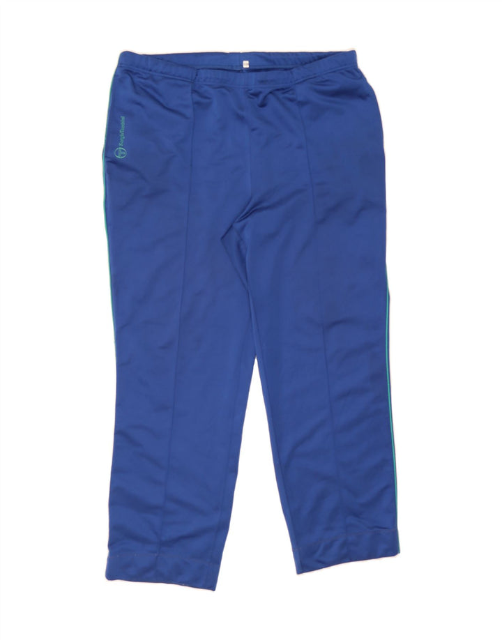 SERGIO TACCHINI Mens Tracksuit Trousers IT 54 XL  Blue Vintage Sergio Tacchini and Second-Hand Sergio Tacchini from Messina Hembry 