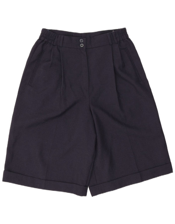 Your Sixth Sense Damen-Freizeitshorts mit hoher Taille, EU 40, Mittel W28, Marineblau
