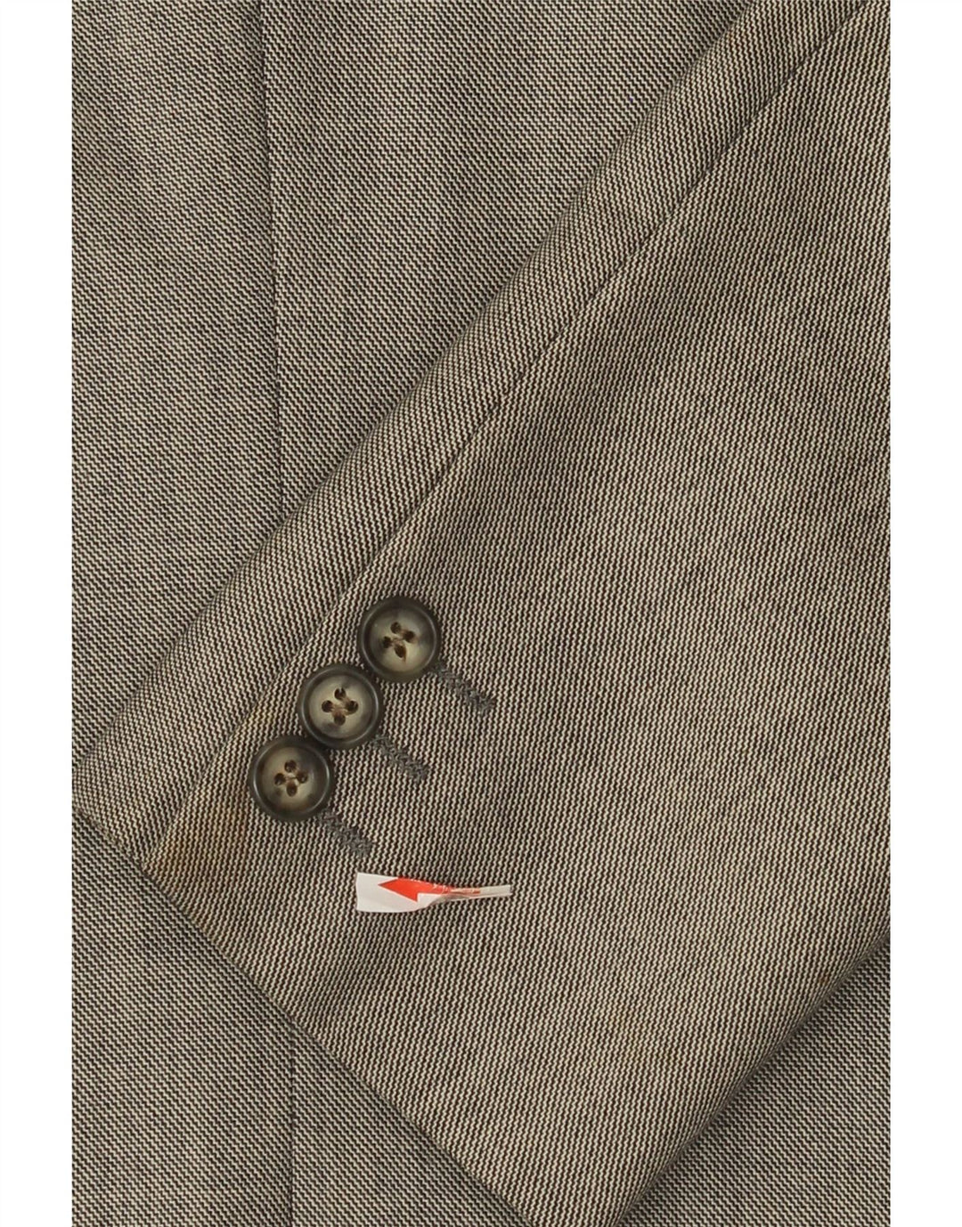 Giacca blazer vintage da uomo a 2 bottoni IT 46 piccola grigia