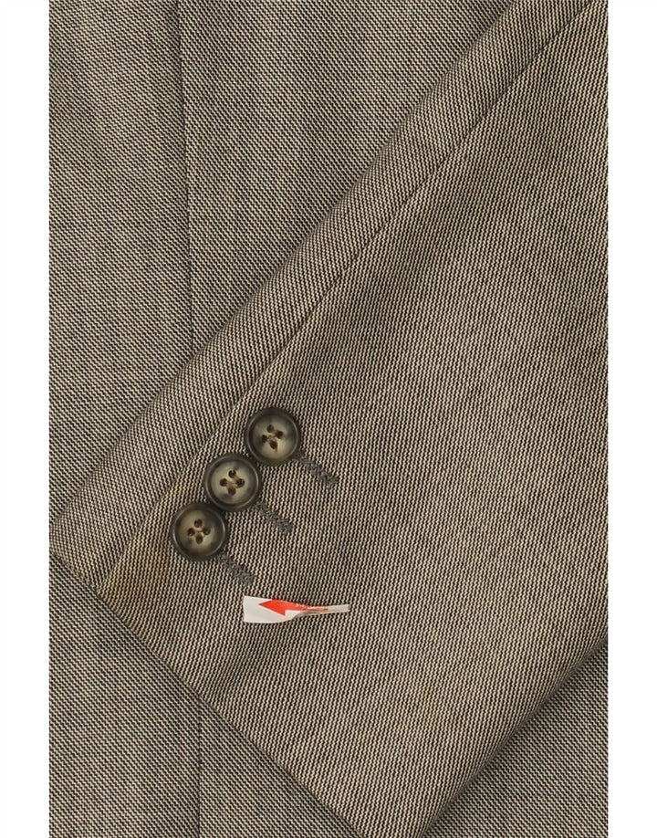 Giacca blazer vintage da uomo a 2 bottoni IT 46 piccola grigia