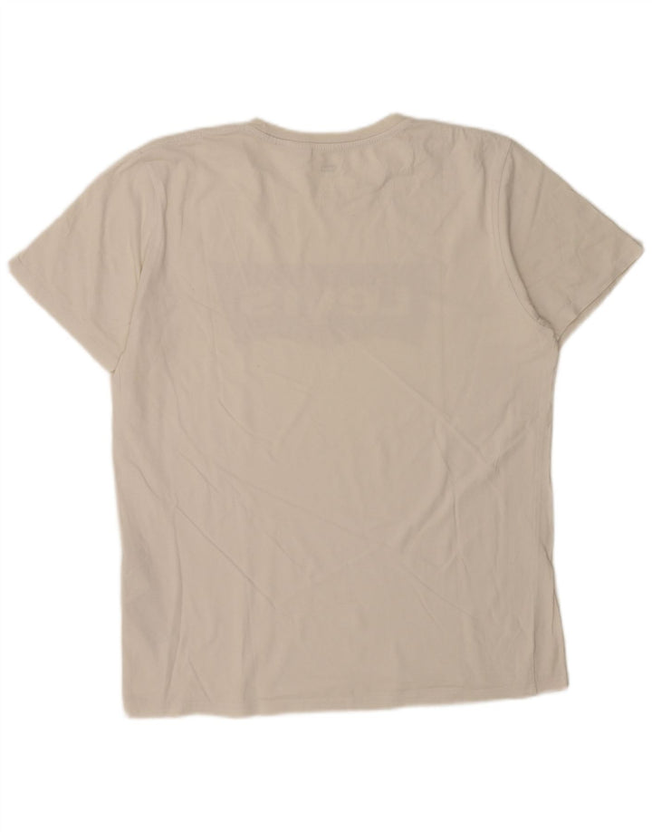 Levi's Mens Graphic T-Shirt Top Large White Cotton