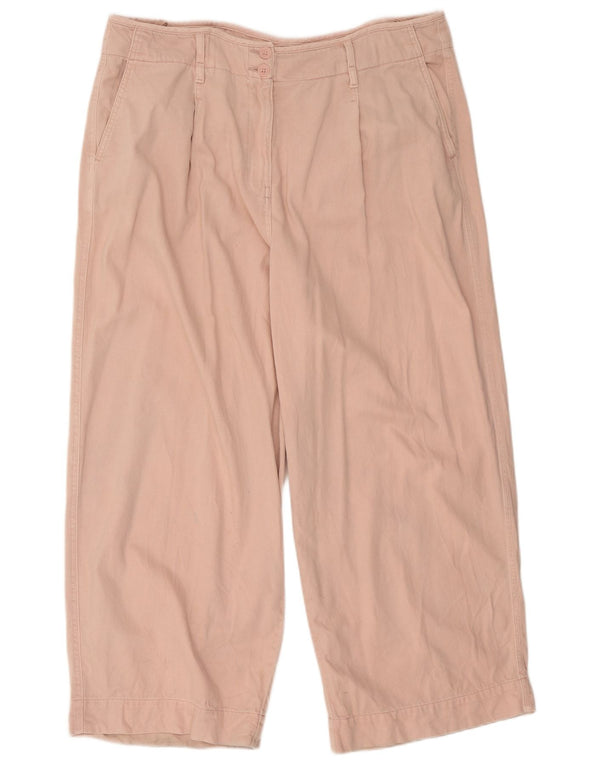 Spodnie Chino Marks & Spencer Damskie UK 22 3XL W42 L28 Różowe Bawełniane