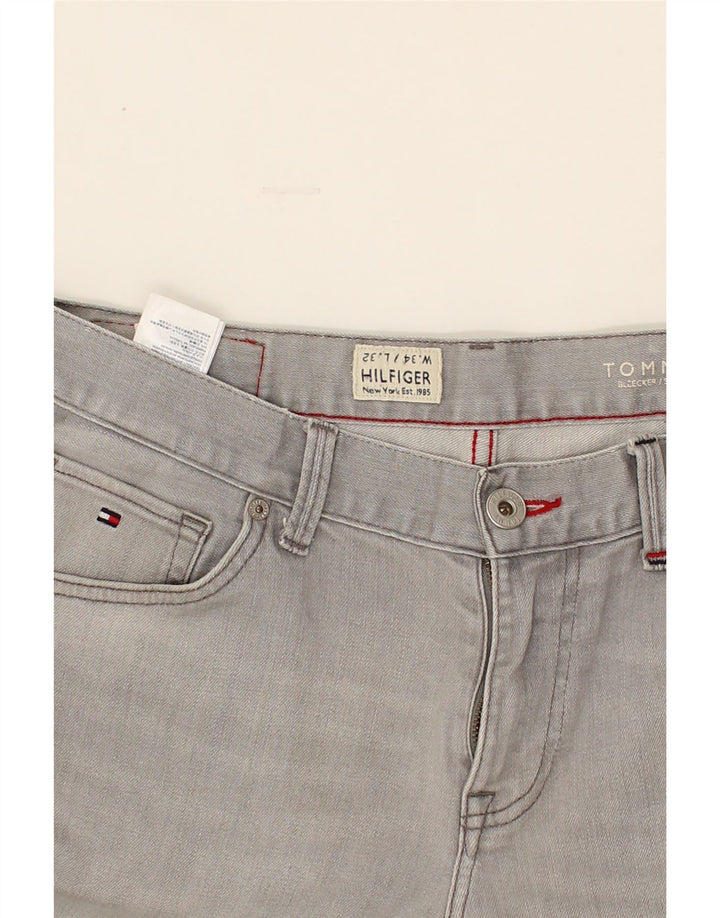 TOMMY HILFIGER Womens Bleecker Slim Jeans W34 L32  Grey Vintage Tommy Hilfiger and Second-Hand Tommy Hilfiger from Messina Hembry 