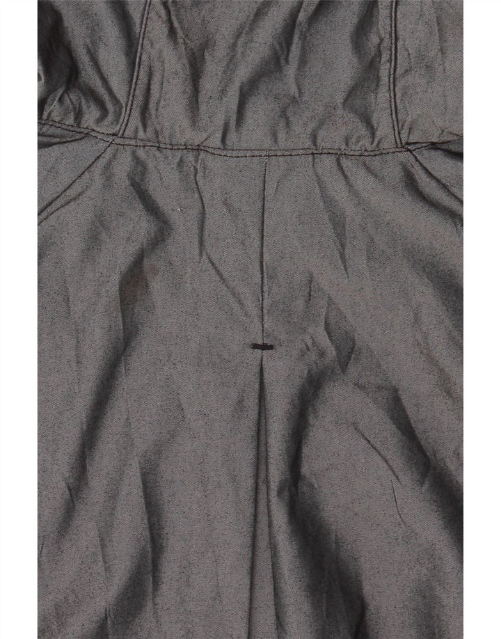 Nike Regnjakke med hætte til mænd UK 38 Medium Grey Colourblock Nylon