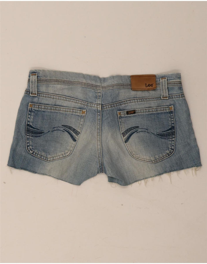 Lee Womens Denim Shorts W32 Large Blue