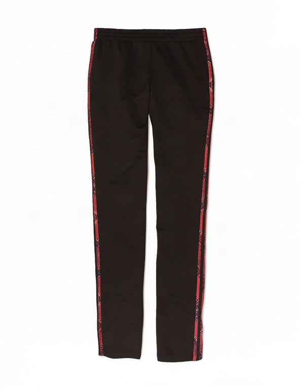 Calça de treino feminina Adidas UK 14 médio preto colorblock poliéster