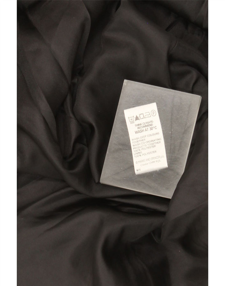 Marks & Spencer Womens A-Line Skirt UK 14 Large W32  Black Polyester