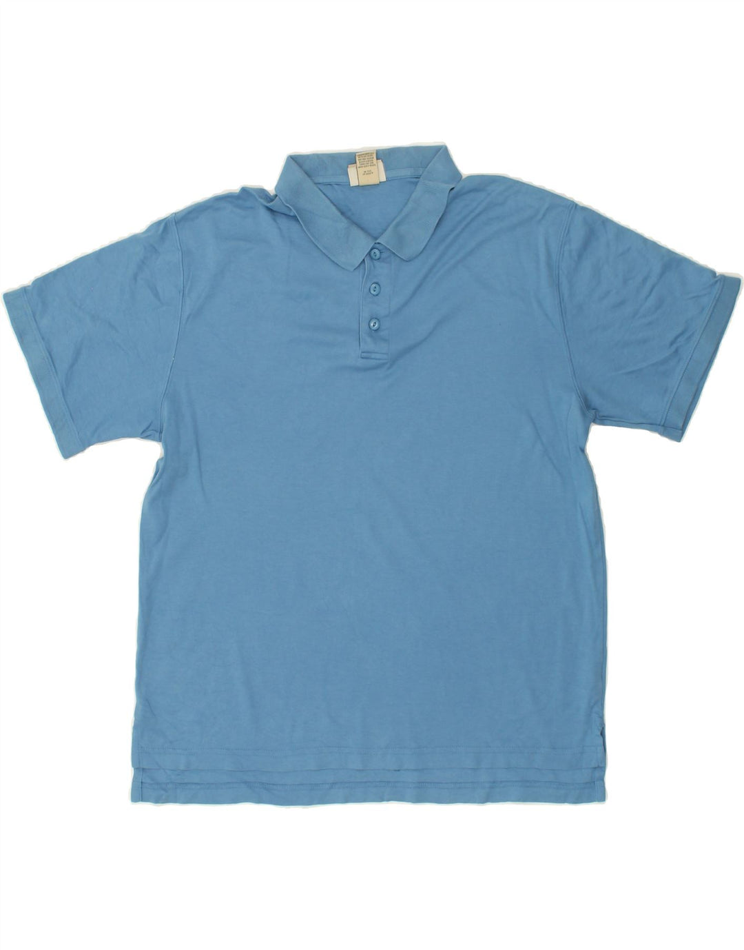 L.L.BEAN Mens Polo Shirt Medium Blue Cotton Vintage L.L.Bean and Second-Hand L.L.Bean from Messina Hembry 