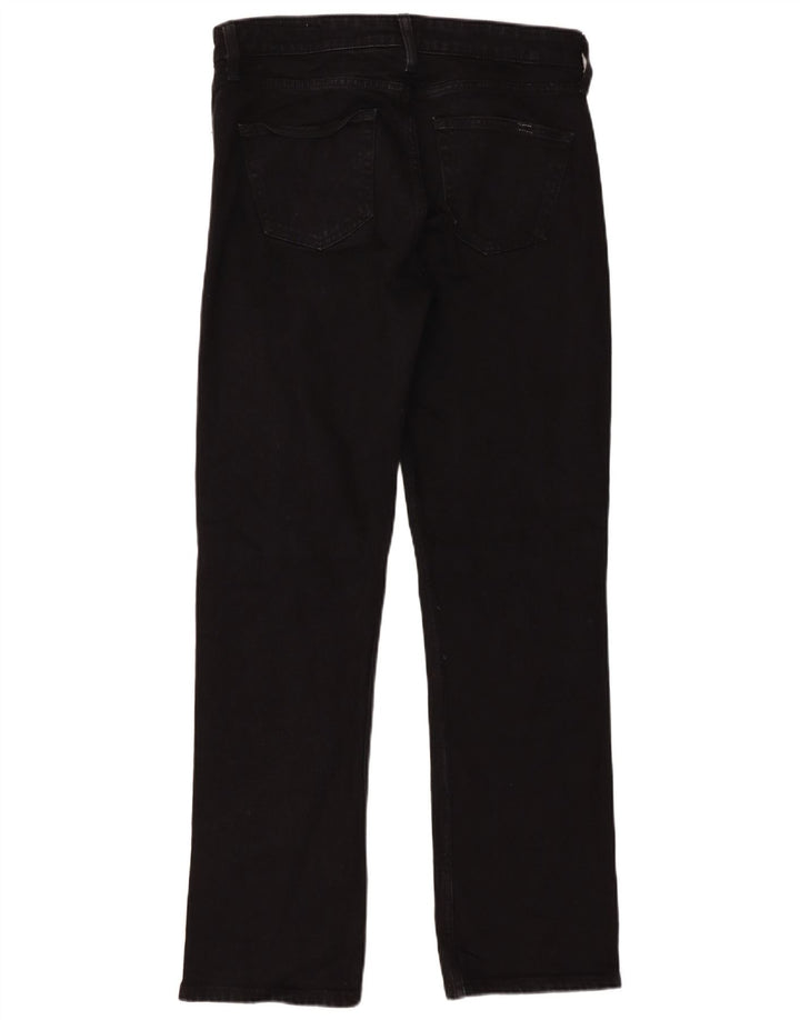 Zara Womens Straight Jeans EU 40 Medium W30 L32 Black