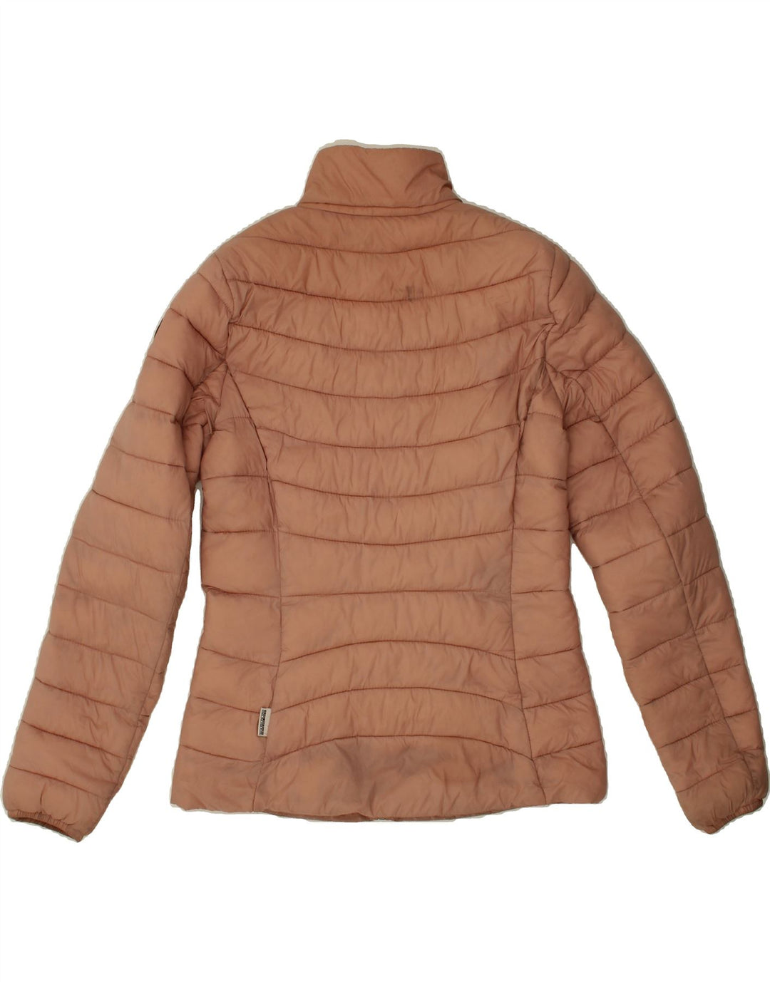 NAPAPIJRI Womens Padded Jacket UK 14 Medium Brown Polyester Vintage Napapijri and Second-Hand Napapijri from Messina Hembry 