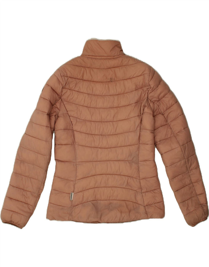 NAPAPIJRI Womens Padded Jacket UK 14 Medium Brown Polyester Vintage Napapijri and Second-Hand Napapijri from Messina Hembry 