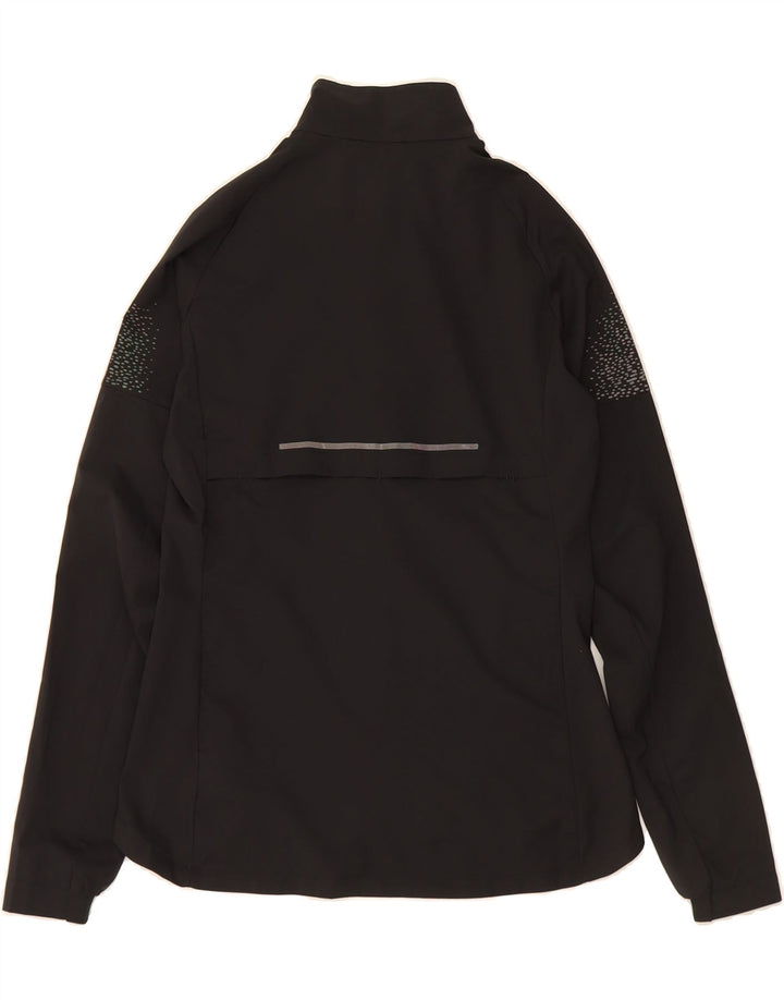 ADIDAS Womens Tracksuit Top Jacket UK 8/10 Small Black Polyester Vintage Adidas and Second-Hand Adidas from Messina Hembry 