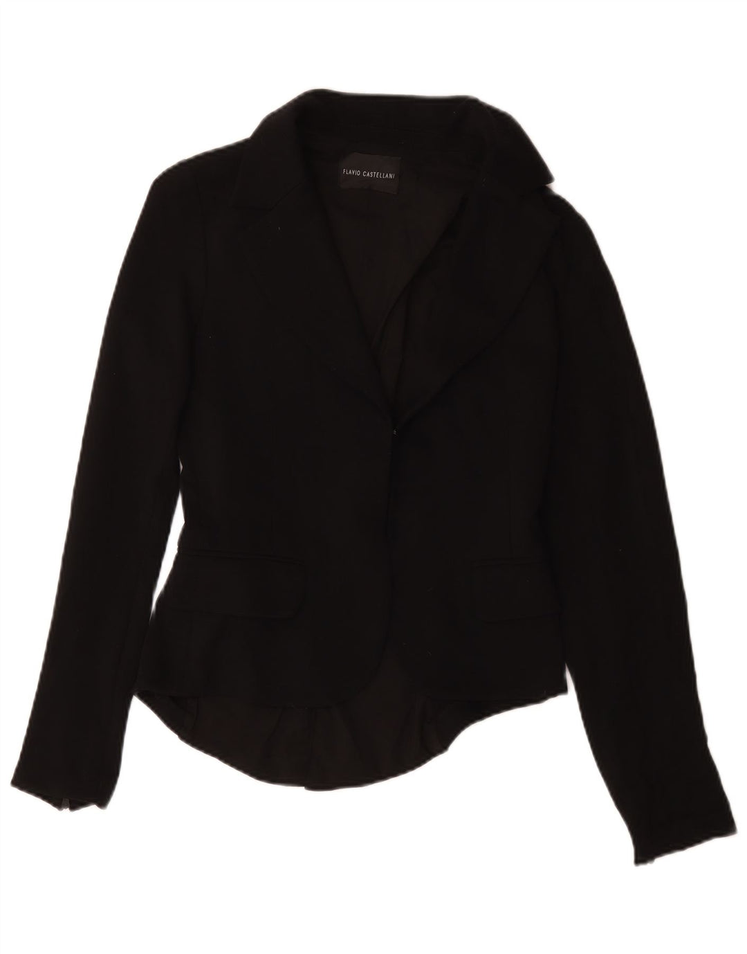 Giacca blazer da donna Flavio Castellani UK 14 media nera