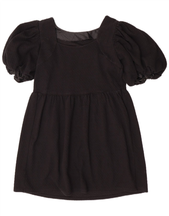 Topshop Mini vestido básico para mujer UK 42 Mediano Poliéster negro